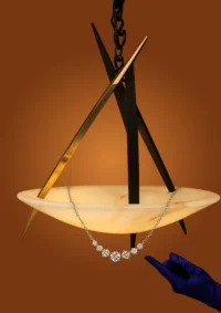 Seven-Stone Lab-Grown Moissanite Necklace2