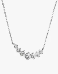 Seven-Stone Lab-Grown Moissanite Necklace3