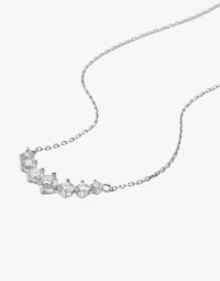Seven-Stone Lab-Grown Moissanite Necklace4