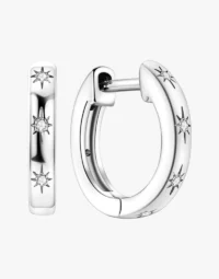 Starburst Hoop Earrings